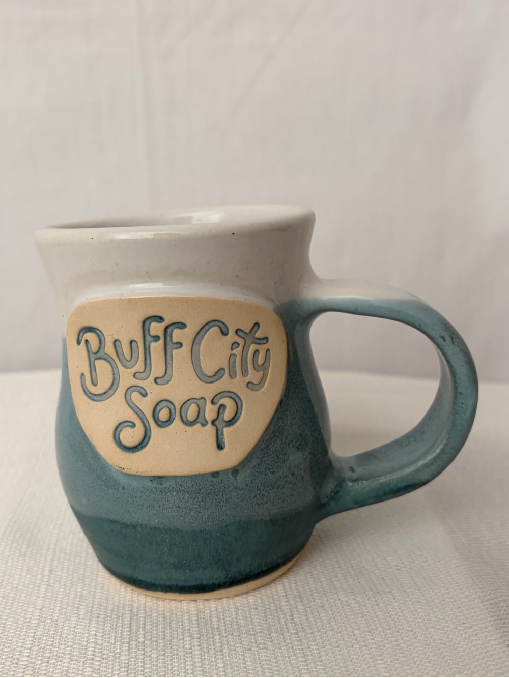 Belltower Handmade Mug Buff City Soap Memphis TN (F259)